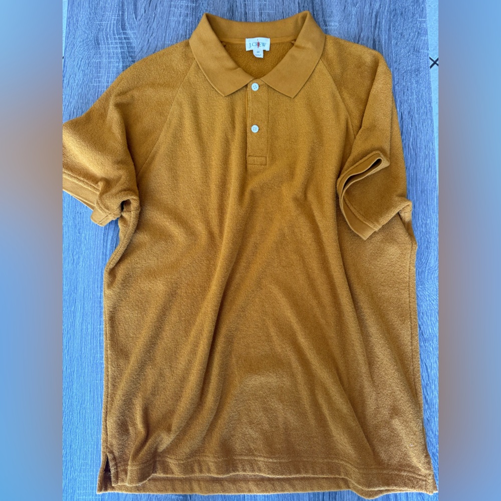 J. Crew Mustard Polo Shirt